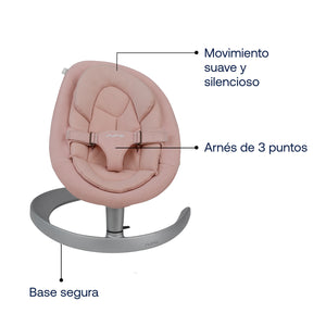 Baby Bouncer Leaf Grow Blush