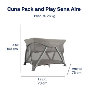 Cuna Pack and Play Sena Aire Frost
