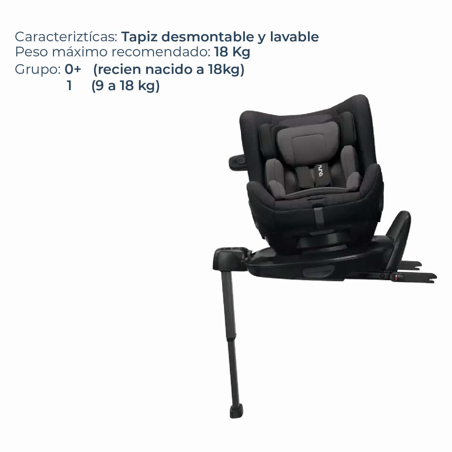 Silla de auto Convertible Todl Next Caviar