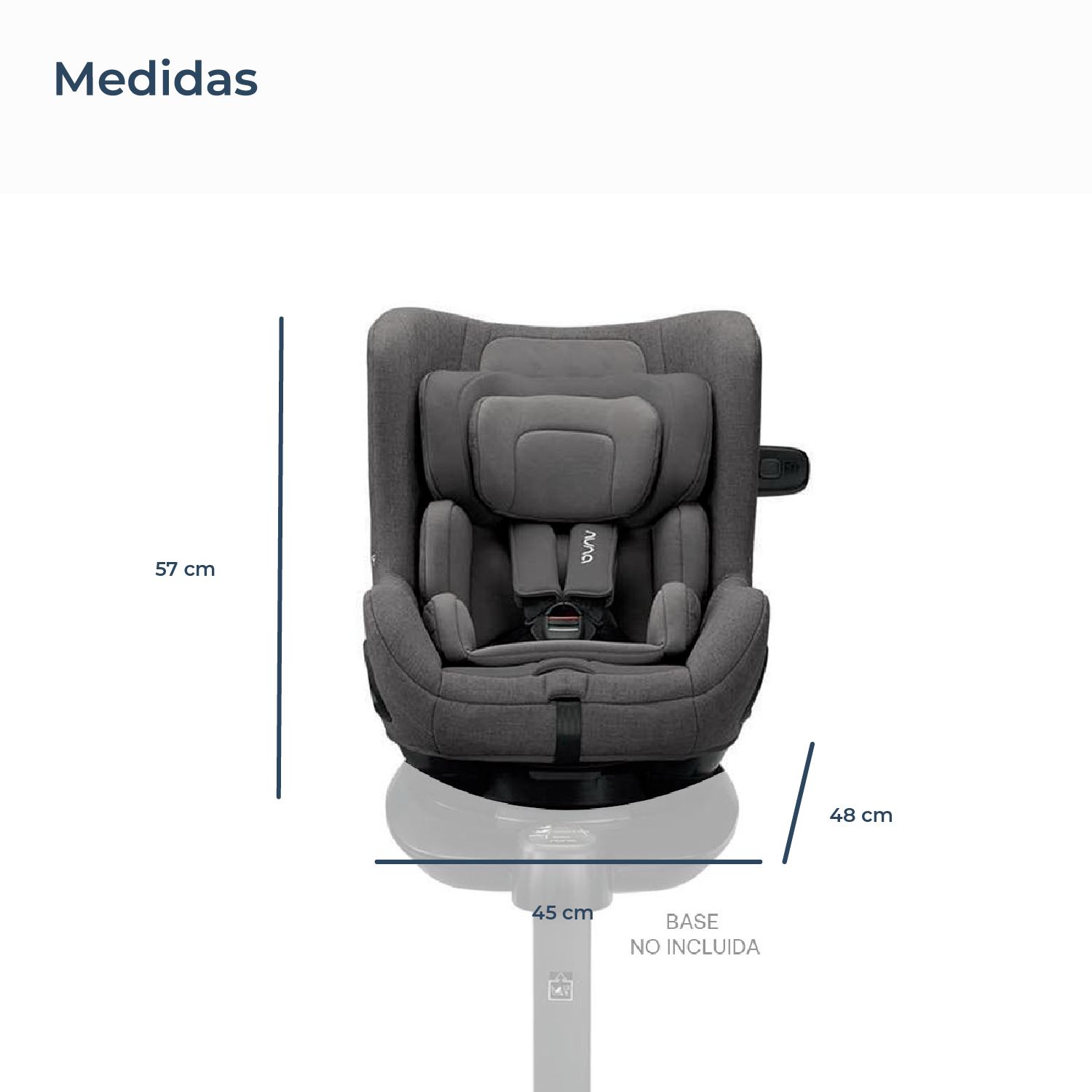 Silla de auto Convertible Todl Next Granite
