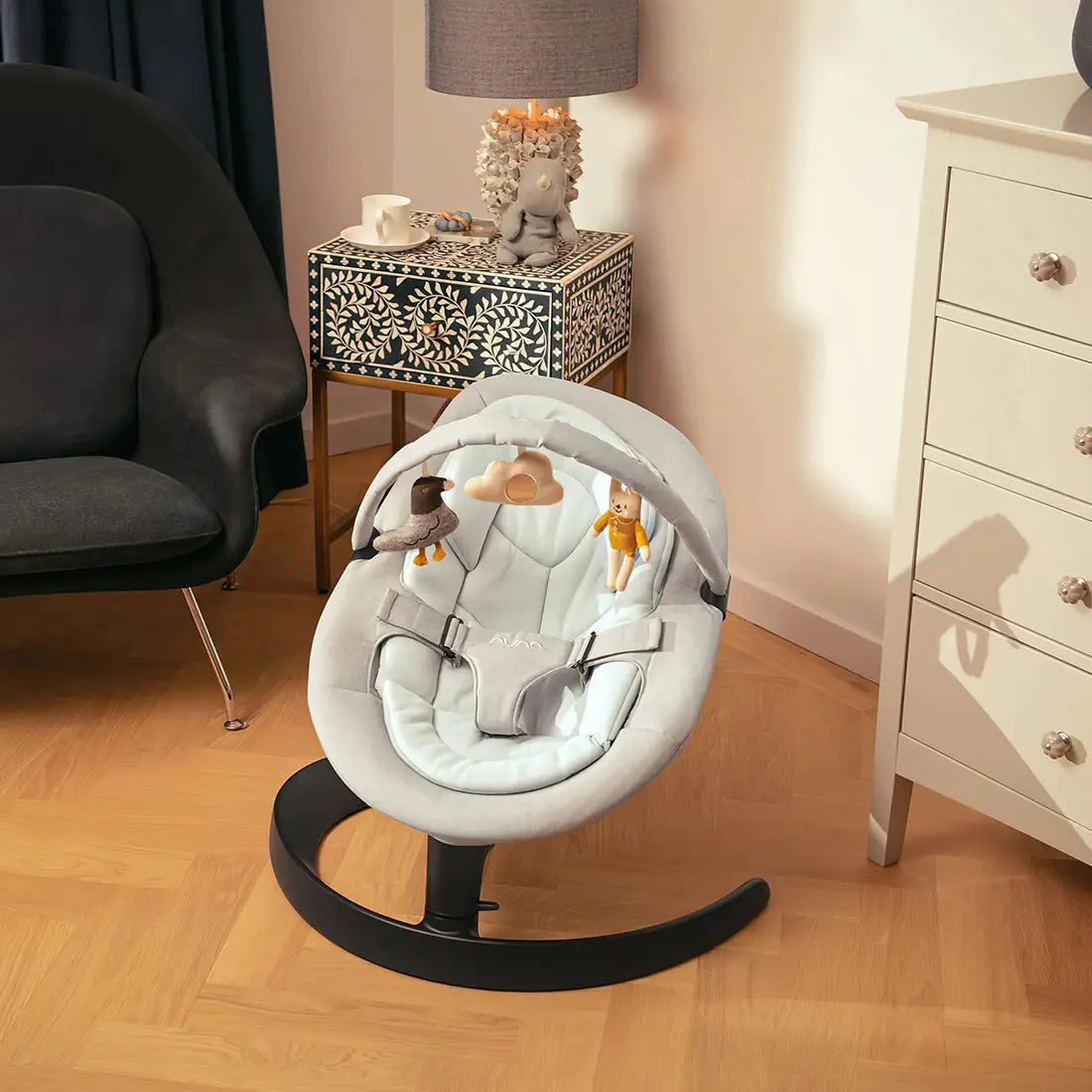 Silla Nido Bouncer Leaf Grow Driftwood